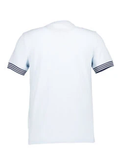 Fred Perry, T-Shirt, Baumwoll-Piqué, Eisblau -Herrenausstatter Geschaft 450210 norm2