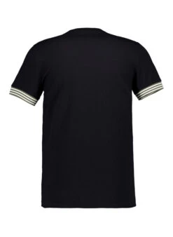 Fred Perry, T-Shirt, Baumwolle, Schwarz -Herrenausstatter Geschaft 450212 norm2