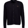 Fred Perry, Hemd, Strick, Schwarz