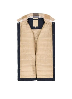 WOOLRICH, Overshirt, Wolle Daunenfutter, Creme Kariert -Herrenausstatter Geschaft 450234 norm3