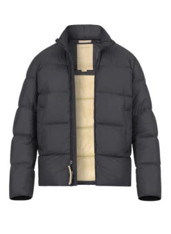 WOOLRICH, Daunenjacke, Mikrofaser, Schwarz