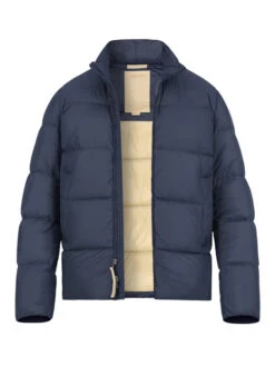 WOOLRICH, Daunenjacke, Mikrofaser, Navy