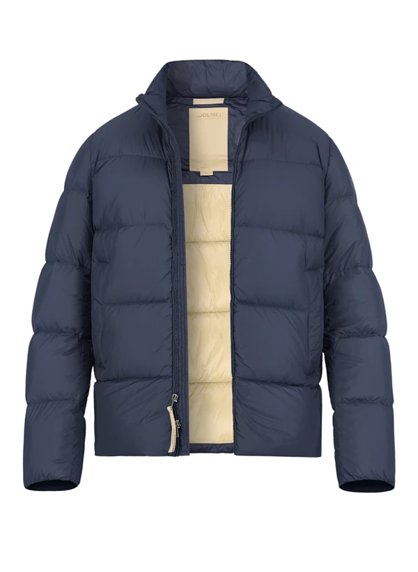 WOOLRICH, Daunenjacke, Mikrofaser, Navy 3 WOOLRICH, Daunenjacke, Mikrofaser, Navy