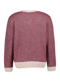 Pepe Jeans, Pullover Pacey, Mikrofaser, Rot Gemustert -Herrenausstatter Geschaft 450287 norm2