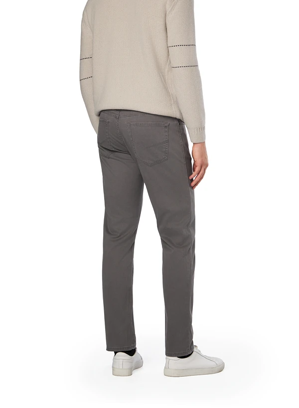 Pierre Cardin, Hose Lyon, Baumwolle, Granit 5 Pierre Cardin, Hose Lyon, Baumwolle, Granit – Bild 3