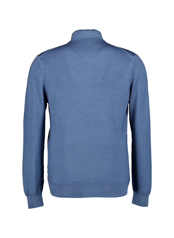 Pierre Cardin, Cardigan, Merinowolle, Stahlblau 5 Pierre Cardin, Cardigan, Merinowolle, Stahlblau – Bild 3