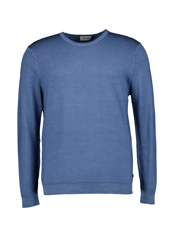 Pierre Cardin, Pullover, Merinowolle, Stahlblau 3 Pierre Cardin, Pullover, Merinowolle, Stahlblau