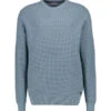 Pierre Cardin, Pullover, Baumwolle, Graublau -Herrenausstatter Geschaft 450316 norm