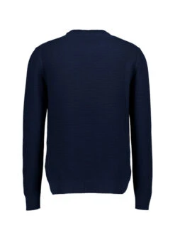 Pierre Cardin, Pullover, Baumwolle, Navy -Herrenausstatter Geschaft 450318 norm2