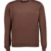 Gran Sasso, Pullover, Merinowolle Extrafein, Kaffee -Herrenausstatter Geschaft 450333 norm