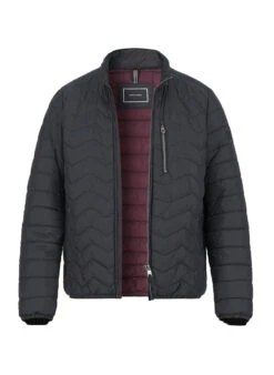 Pierre Cardin, Steppjacke, Mikrofaser Wasserabweisend, Schwarz