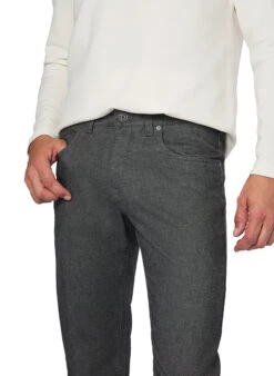 GARDEUR, Hose Bill, Modern Fit, Baumwolle, Hellgrau Meliert -Herrenausstatter Geschaft 450347 norm3