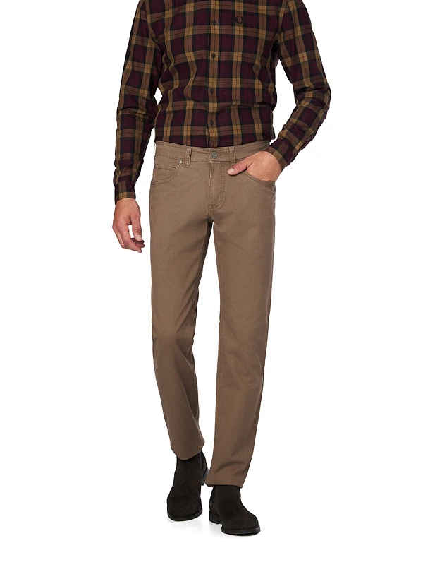 GARDEUR, Hose Bill, Modern Fit, Baumwolle, Sand Meliert 3 GARDEUR, Hose Bill, Modern Fit, Baumwolle, Sand Meliert