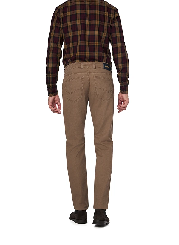 GARDEUR, Hose Bill, Modern Fit, Baumwolle, Sand Meliert 4 GARDEUR, Hose Bill, Modern Fit, Baumwolle, Sand Meliert – Bild 2