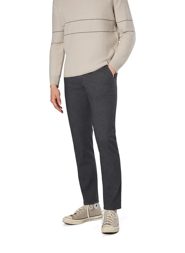 GARDEUR, Chino Bono, Modern Fit, Baumwolle, Dunkelgrau Meliert 3 GARDEUR, Chino Bono, Modern Fit, Baumwolle, Dunkelgrau Meliert