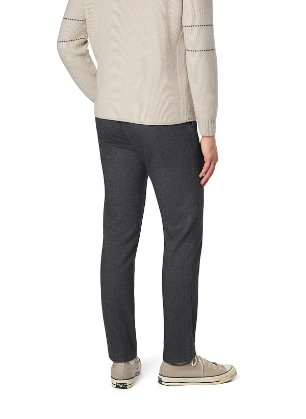 GARDEUR, Chino Bono, Modern Fit, Baumwolle, Dunkelgrau Meliert 4 GARDEUR, Chino Bono, Modern Fit, Baumwolle, Dunkelgrau Meliert – Bild 2