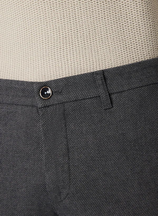 GARDEUR, Chino Bono, Modern Fit, Baumwolle, Dunkelgrau Meliert 5 GARDEUR, Chino Bono, Modern Fit, Baumwolle, Dunkelgrau Meliert – Bild 3