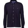 Fynch-Hatton, Hemd, Baumwoll-Piquè, Navy 1 Fynch-Hatton, Hemd, Baumwoll-Piquè, Navy -Herrenausstatter Geschaft 450385 norm