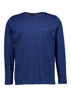 Fynch-Hatton, Longsleeve, Baumwolle, Nachtblau