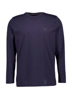 Fynch-Hatton, Longsleeve, Baumwolle, Navy