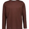 Fynch-Hatton, Longsleeve, Baumwolle, Dunkelbraun -Herrenausstatter Geschaft 450393 norm
