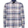 Fynch-Hatton, Hemd, Flanell, Hellblau-weiß Kariert 1 Fynch-Hatton, Hemd, Flanell, Hellblau-weiß Kariert -Herrenausstatter Geschaft 450401 norm