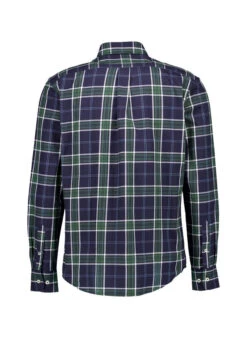 Fynch-Hatton, Hemd, Twill, Navy-grün Kaiert -Herrenausstatter Geschaft 450402 norm2