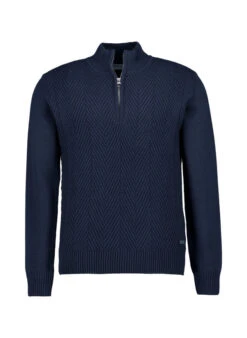 Pierre Cardin, Troyer, Baumwolle-Wolle, Dunkelblau