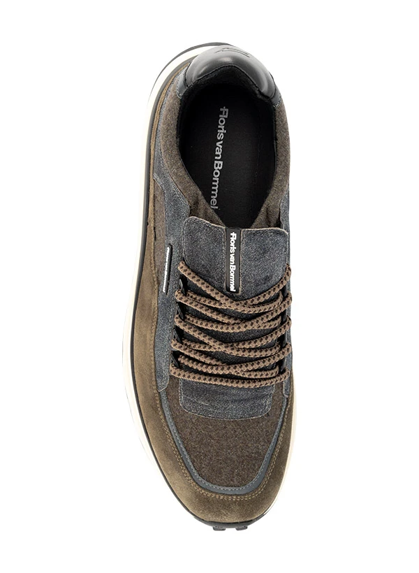 Floris Van Bommel, De Gripper 03.01, Sneaker, Veloursleder Textil, Darkgreen 4 Floris Van Bommel, De Gripper 03.01, Sneaker, Veloursleder Textil, Darkgreen – Bild 2