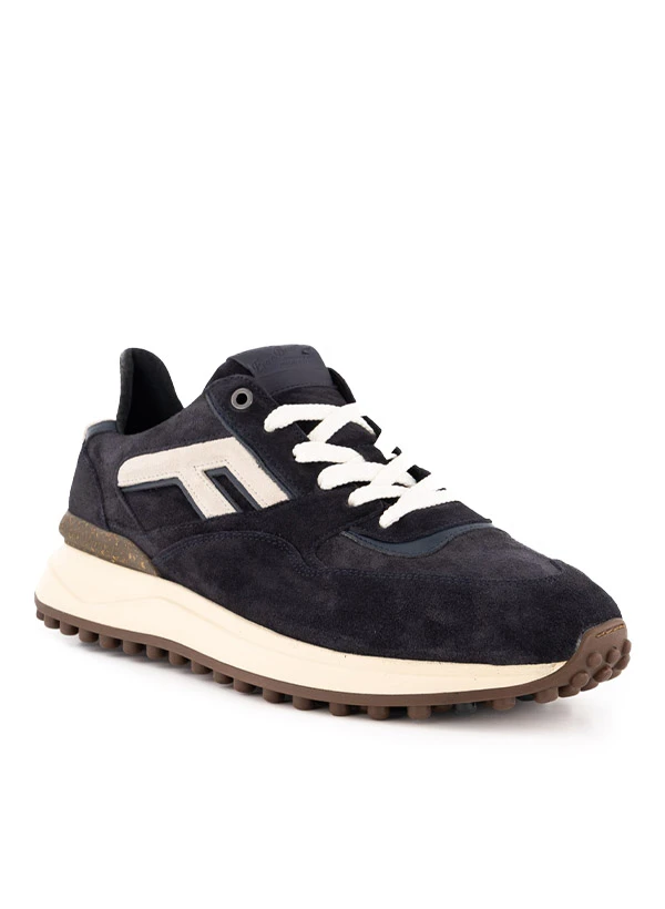 Floris Van Bommel, Noppi 29.46 Sneaker, Veloursleder-Textil, Dunkelblau 3 Floris Van Bommel, Noppi 29.46 Sneaker, Veloursleder-Textil, Dunkelblau