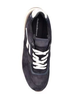 Floris Van Bommel, Noppi 29.46 Sneaker, Veloursleder-Textil, Dunkelblau 6 Floris Van Bommel, Noppi 29.46 Sneaker, Veloursleder-Textil, Dunkelblau -Herrenausstatter Geschaft 450434 norm2