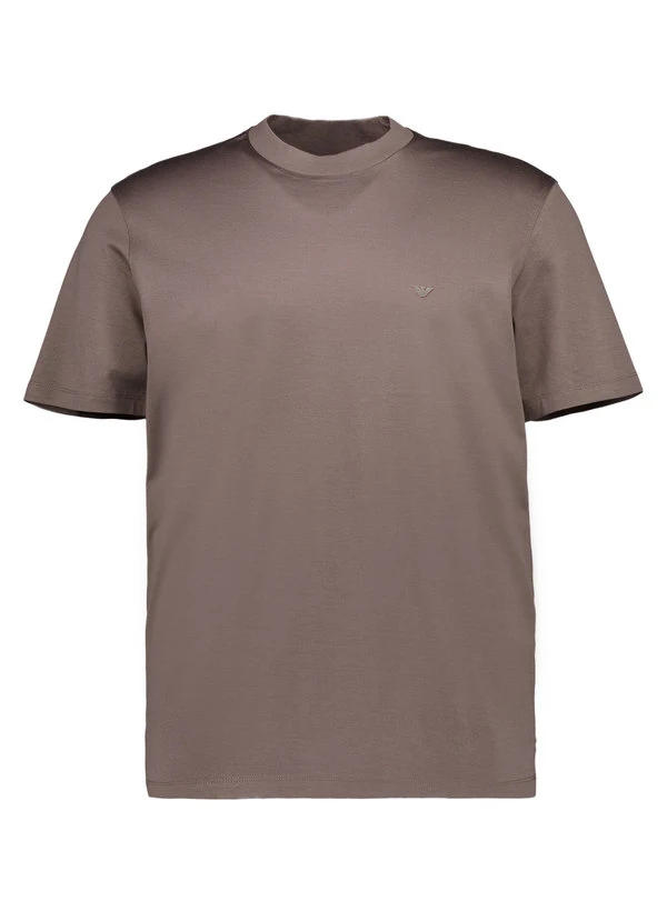 EMPORIO ARMANI, T-Shirt, Lyocell-Baumwolle, Braungrau 3 EMPORIO ARMANI, T-Shirt, Lyocell-Baumwolle, Braungrau