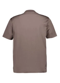 EMPORIO ARMANI, T-Shirt, Lyocell-Baumwolle, Braungrau 7 EMPORIO ARMANI, T-Shirt, Lyocell-Baumwolle, Braungrau -Herrenausstatter Geschaft 450559 norm2