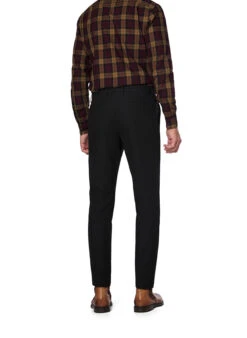 BOSS Black, Hose Kaiton, Slim Fit, Baumwolle, Schwarz -Herrenausstatter Geschaft 450647 norm2