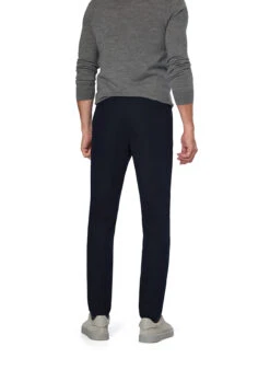 BOSS Black, Hose Kaiton, Slim Fit, Baumwolle, Dunkelblau -Herrenausstatter Geschaft 450648 norm2