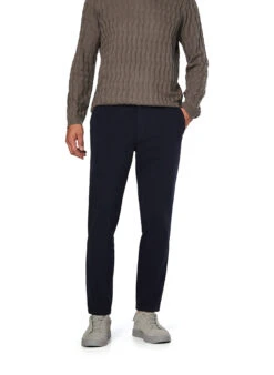 BOSS Black, Chino Kaiton, Slim Fit, Baumwolle, Dunkelblau