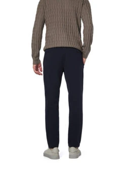 BOSS Black, Chino Kaiton, Slim Fit, Baumwolle, Dunkelblau -Herrenausstatter Geschaft 450649 norm2