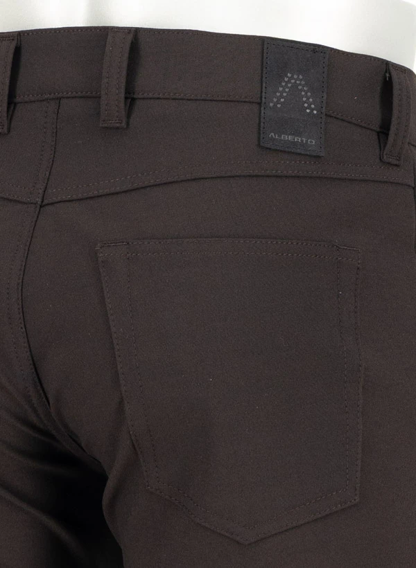 Alberto, Hose Pipe, Regular Fit, Ceramica®,dunkelbraun 9 Alberto, Hose Pipe, Regular Fit, Ceramica®,dunkelbraun – Bild 7
