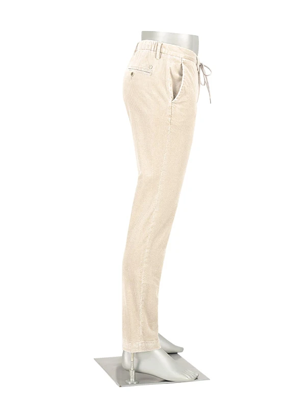 Alberto, Hose Jump, Slim Fit, Cord, Hellbeige 4 Alberto, Hose Jump, Slim Fit, Cord, Hellbeige – Bild 2