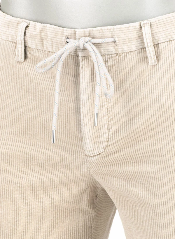 Alberto, Hose Jump, Slim Fit, Cord, Hellbeige 6 Alberto, Hose Jump, Slim Fit, Cord, Hellbeige – Bild 4