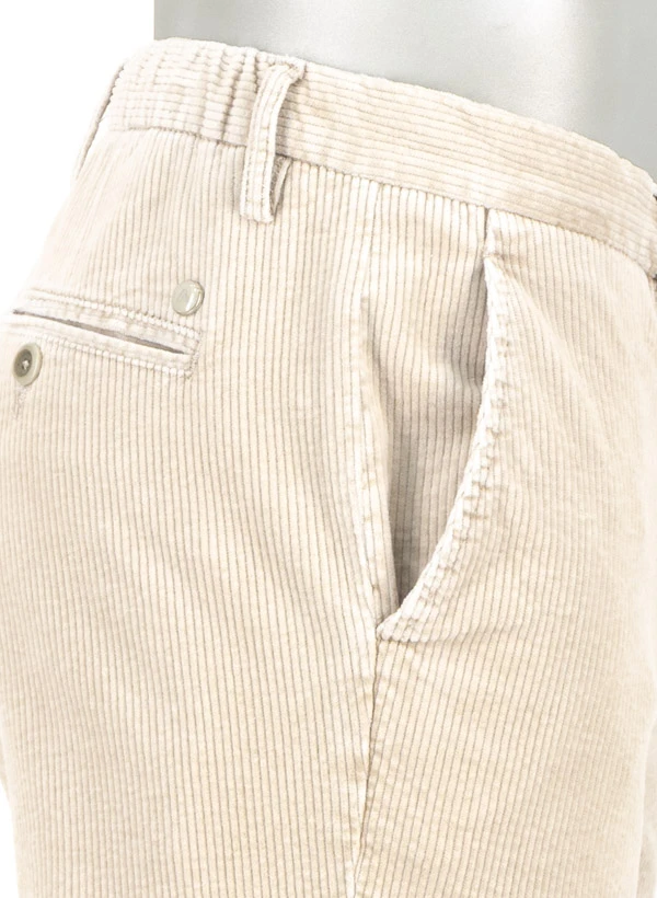 Alberto, Hose Jump, Slim Fit, Cord, Hellbeige 7 Alberto, Hose Jump, Slim Fit, Cord, Hellbeige – Bild 5