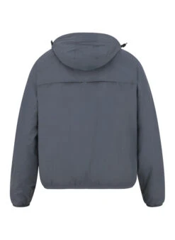 K-WAY, Regenjacke Claude, Mikrofaser, Dunkelgrau -Herrenausstatter Geschaft 450740 norm2