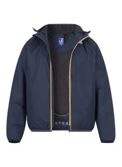 K-WAY, Regenjacke, Mikrofaser, Wasserabweisend, Blau