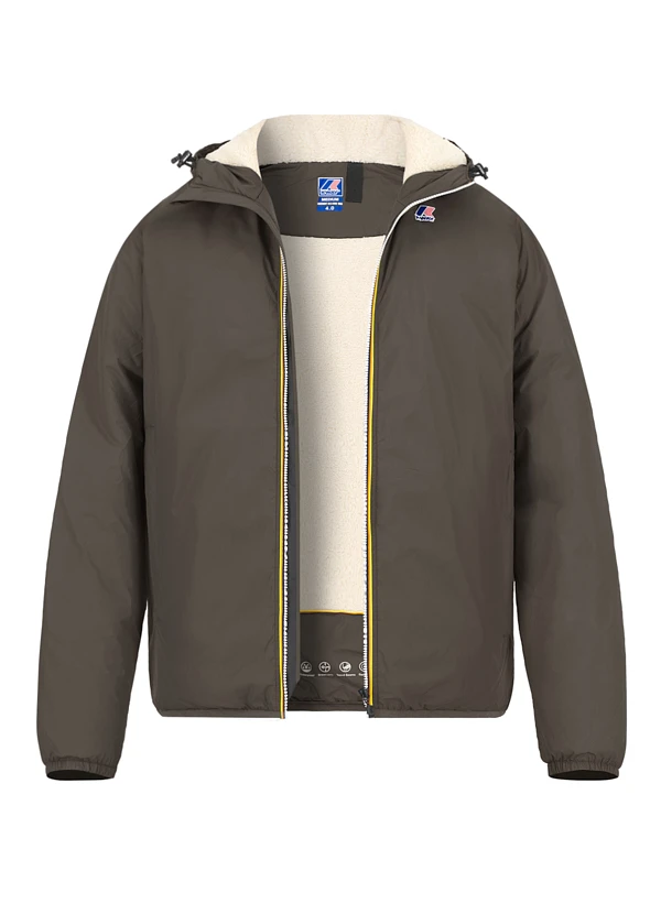 K-WAY, Regenjacke, Mikrofaser Wasserabweisend, Black Olive 3 K-WAY, Regenjacke, Mikrofaser Wasserabweisend, Black Olive