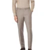 DRESSLER, Hose Janis, Regular Fit, Schurwoll-Flanell, Greige Meliert -Herrenausstatter Geschaft 450748 norm