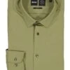 BOSS Black, Hemd Hank, Slim Fit, Mikrofaser-Stretch Atmungsaktiv, Oliv 1 BOSS Black, Hemd Hank, Slim Fit, Mikrofaser-Stretch Atmungsaktiv, Oliv -Herrenausstatter Geschaft 450780 norm