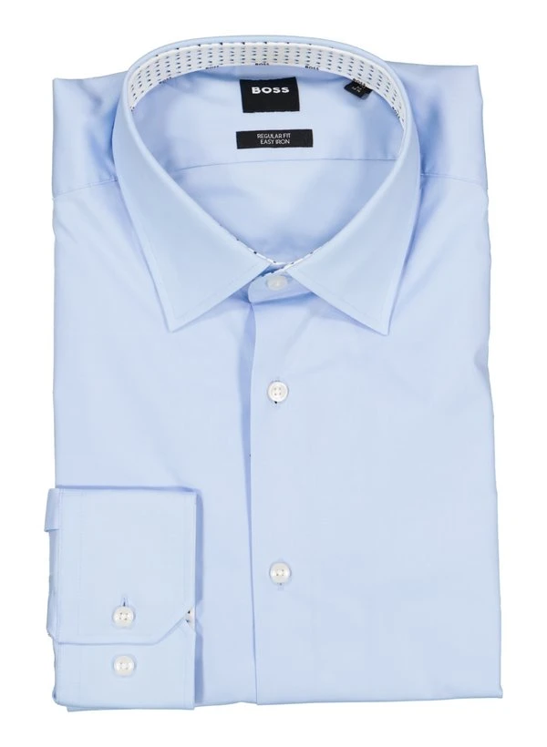 BOSS Black, Hemd Joe, Regular Fit, Baumwoll-Stretch, Hellblau 3 BOSS Black, Hemd Joe, Regular Fit, Baumwoll-Stretch, Hellblau