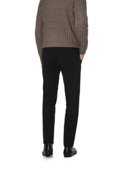 BOSS Black, Chino Kaiton, Slim Fit, Baumwolle, Schwarz -Herrenausstatter Geschaft 450790 norm2