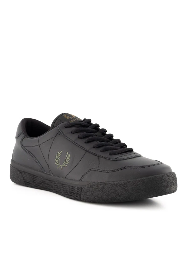 Fred Perry, Sneaker Leder, Black 3 Fred Perry, Sneaker Leder, Black