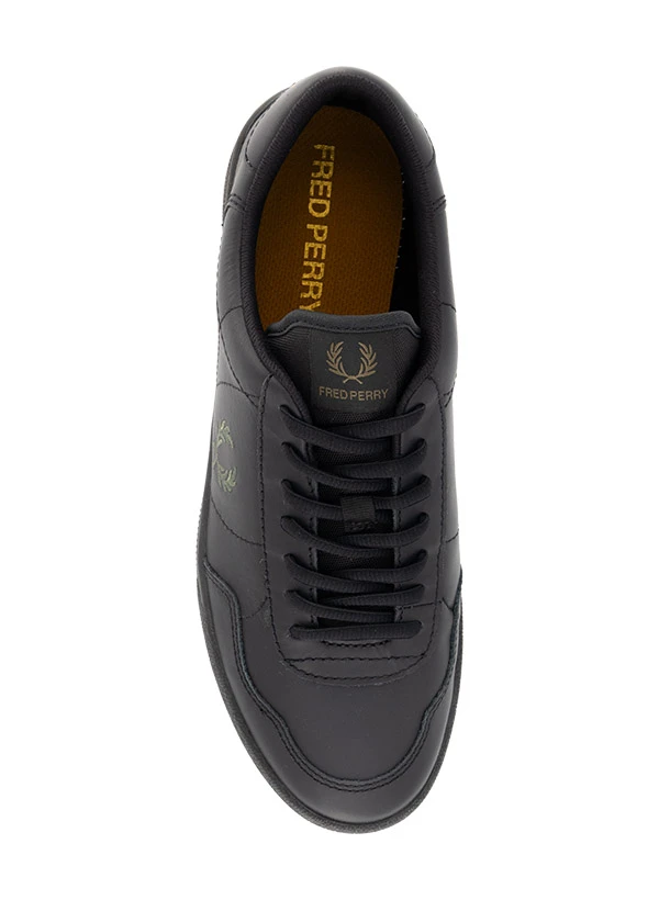 Fred Perry, Sneaker Leder, Black 4 Fred Perry, Sneaker Leder, Black – Bild 2